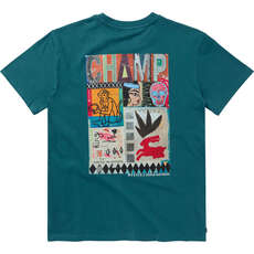 Maglietta Mystic Funk Tee  - Verde Acqua 250230
