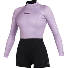 Muta Corta A Manica Lunga Mystic Lunar 2/2 Mm Con Cerniera Posteriore Da Donna - Rosa/viola 240111