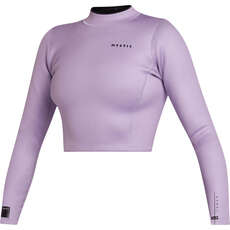 Top Corto Da Donna A Maniche Lunghe Lunar 2 Di Mystic - Rosa Viola 240221