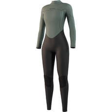 Mystic Womens Star 5/3Mm Back-Zip Fullsuit Muta - Oliva Scuro 250053