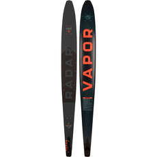 Radar Vapor Graphite Waterski - Candy Red