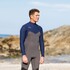 Muta Gul Flexor Yulex 3/2Mm Chestzip Blindstitched 2026 - Grigio/Blu Fx1219