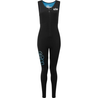 Muta Gill Dynamic Front Zip Longjane Da Donna 2026 - Nero/Seascape 5039W