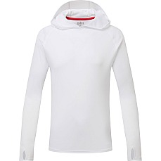 Felpa Con Cappuccio Gill Uv Tec Da Uomo - Bianco Uv016