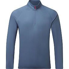 Maglietta A Maniche Lunghe Con Zip E Scollo A V Gill Uv Tec Da Uomo - Blu Tempesta Uv009