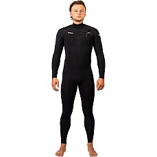 Muta Gul Echo Natur 3/2Mm Flatlock Chest-Zip  - Nero Ec1327