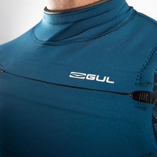 Muta Corta Gul Echo Response 3/2Mm Fl Chestzip - Blu Navy/Nucamo Re3325