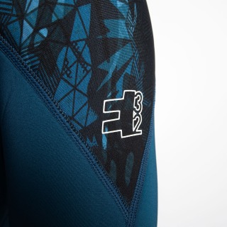 Muta Corta Gul Echo Response 3/2Mm Fl Chestzip - Blu Navy/Nucamo Re3325