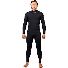 Muta Gul Flexor Yulex 4/3Mm Blindstitch Backzip Fullsuit - Nero Fx1217