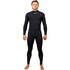Muta Gul Flexor Yulex 4/3Mm Blindstitch Backzip Fullsuit - Nero Fx1217