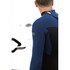 Muta Gul Flexor Yulex 4/3Mm Blindstitch Backzip Fullsuit - Nero/Blu Fx1217