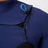 Muta Gul Flexor Yulex 4/3Mm Blindstitch Chestzip Fullsuit - Nero/Blu Fx1220