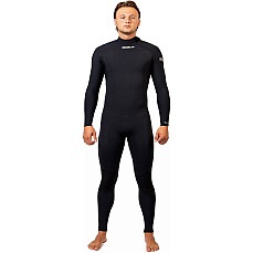 Muta Gul Flexor Yulex 5/4Mm Blindstitch Chestzip Fullsuit - Nero Fx1221