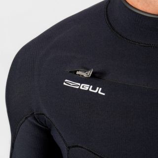 Muta Gul Flexor Yulex 5/4Mm Blindstitch Chestzip Fullsuit - Nero Fx1221