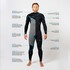 Muta Gul Flexor Yulex 5/4Mm Blindstitch Chestzip Fullsuit - Nero/Grigio Fx1221