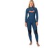 Muta Gul Response Echo Da Donna 3/2Mm Chestzip Flatlock - Blu/Marmo Re1328