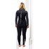 Muta Gul Flexor Yulex 4/3Mm Bs Backzip Da Donna - Nero / Scatter Palm Fx1223