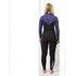 Muta Gul Flexor Yulex 4/3Mm Bs Chestzip Da Donna - Nero / Tie Bird Fx1226