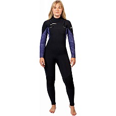 Muta Gul Flexor Yulex 5/4Mm Bs Chestzip Da Donna - Nero / Tie Bird Fx1227 Muta Gul Flexor Yulex 5/4Mm Bs Chestzip Da Donna - Nero / Tie Bird Fx1227