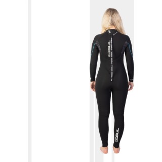 Muta Gul Response 5/3Mm Bs Backzip Da Donna - Nero Re1229