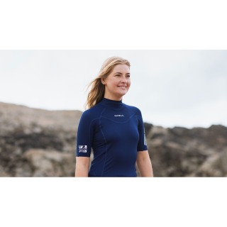 Gul Rashguard A Maniche Corte Da Donna 2026 - Blu Rg0330