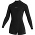 Mystic Womens Lunar 2/2Mm Back-Zip Springsuit - Nero 260071