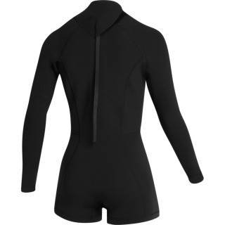 Mystic Womens Lunar 2/2Mm Back-Zip Springsuit - Nero 260071