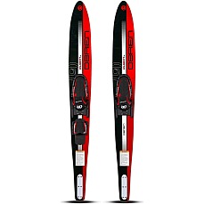 Sci nautici Obrien Celebrity Combo da 64" con attacchi X7  - Rosso