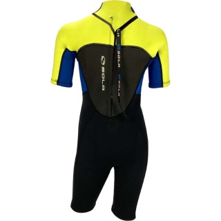 Muta Corta Sola Junior Storm 3/2Mm - Lime Navy A1723