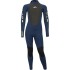 Muta Da Sub Sola Kids Phoenix 4/3Mm Con Cerniera Posteriore - Blu Navy/Giallo A1509