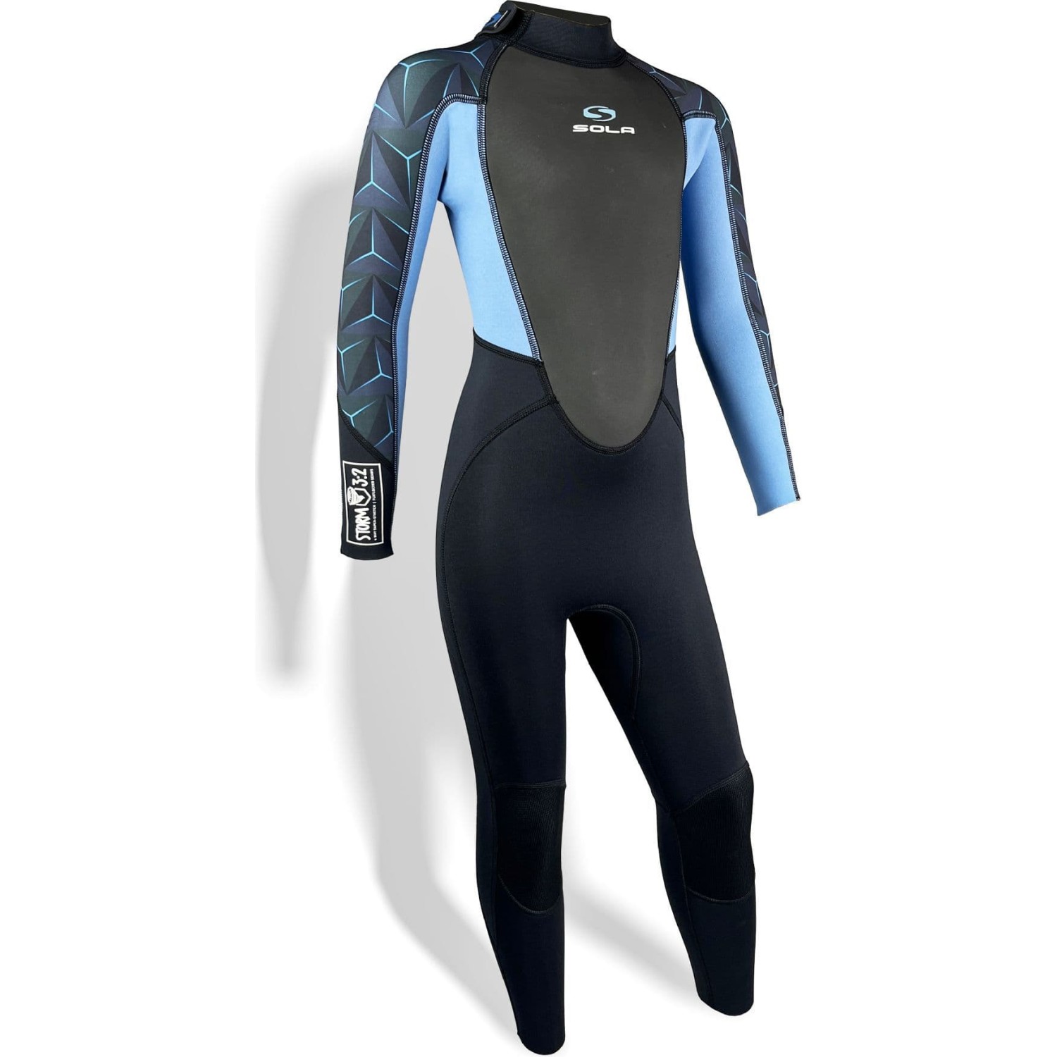Muta Integrale Sola Junior Storm 3/2Mm - Blu Acciaio