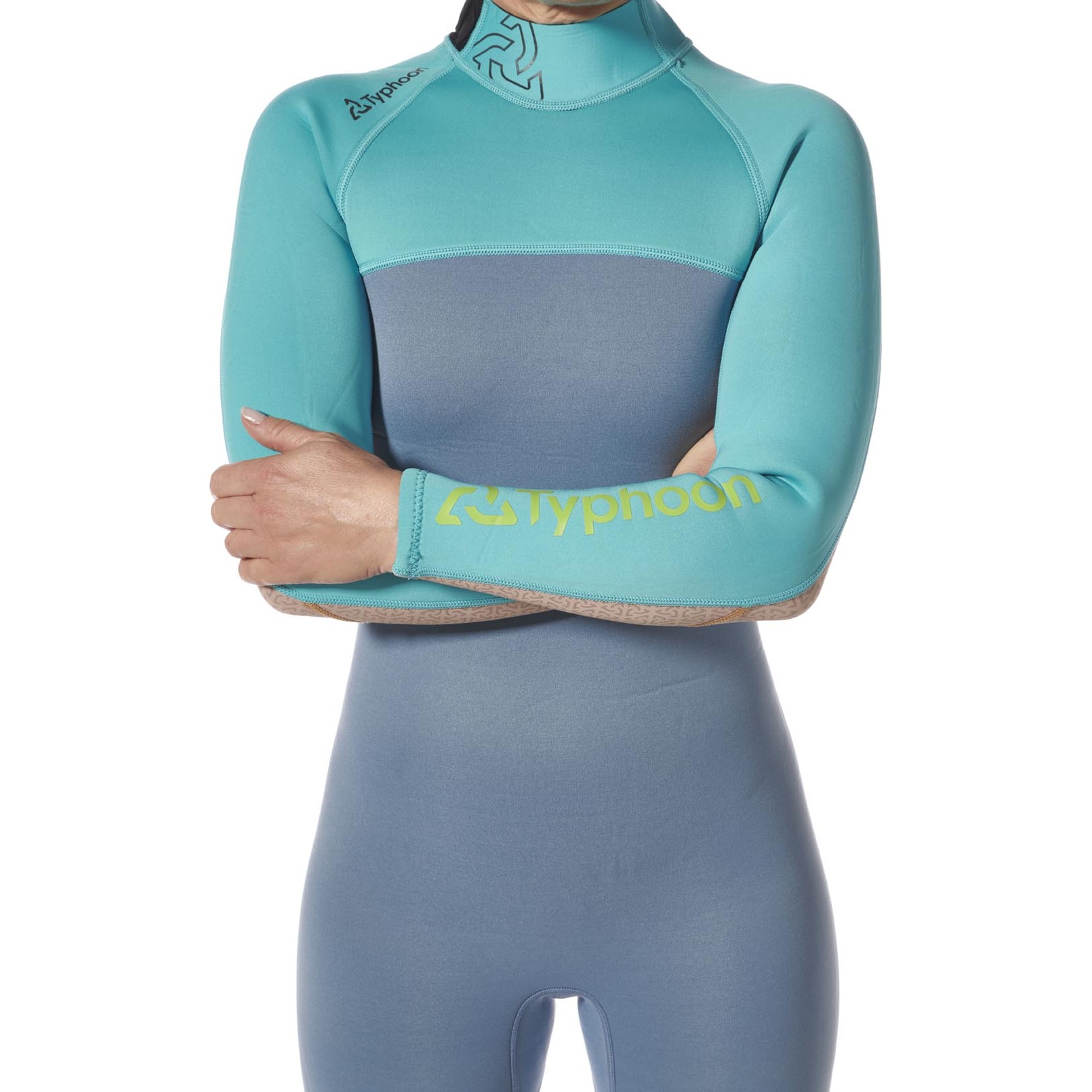 Muta Da Donna Typhoon Essential;L 3/2Mm Con Cerniera Posteriore 2027 - Azure/Nimbus