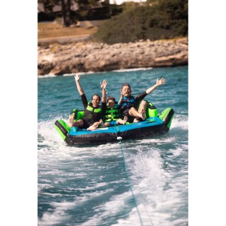 Jobe Lunar 3 Person Towable - Blu / Verde