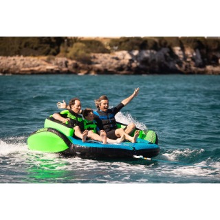 Jobe Lunar 3 Person Towable - Blu / Verde