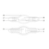 Mystic Majestic X Waist Harness - Nero / Bianco - No Spreader Bar