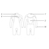 Muta Per Pantaloncini Mystic Drip 3/2 F-Zip Longarm - Peltro