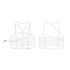 Gilet Di Galleggiamento Di Impatto Di Wake Front-Zip Di Mystic Rental - Nero
