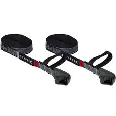 Set Di Cinghie Per Portapacchi Mystic Da 4 M  - Nero