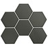 Seadek Hex Pads - 150Mm Antiscivolo Autoadesivi Hex Pads 3Mm - Nero [Confezione Da 6]