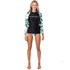 Maglietta Rip Curl Blanco Bay Manica Lunga Relaxed Uv Donna - Nero -Wlu9Aw