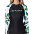 Maglietta Rip Curl Blanco Bay Manica Lunga Relaxed Uv Donna - Nero -Wlu9Aw