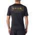 Rip Curl Driven Manica Corta Allentato Fit Uv Tee - Nero Wly9Sm