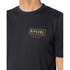 Rip Curl Driven Manica Corta Allentato Fit Uv Tee - Nero Wly9Sm