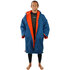 Poncho Impermeabile Sola Junior / Accappatoio Fasciatoio - Blu Navy/arancione