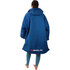 Poncho Impermeabile Sola / Accappatoio Per Cambio Pannolino - Blu Navy/rosa