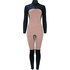 Muta Sola Nova 5/4Mm Front Zip Da Donna - Nera