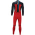 Muta Sola H2O 4/3Mm Back-Zip Fullsuit - Blu Navy Mélange/nero A1707