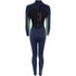 Muta Sola Womens H2O 4/3Mm Back-Zip - Ardesia/nero