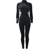 Muta Sola Womens H2O 4/3Mm Back-Zip - Nero/floreale