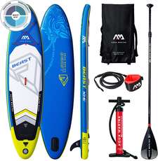 Pacchetto Sup Per Gonfiabile Paddle Aquamarina Beast - Blu / Giallo Pacchetto Sup Per Gonfiabile Paddle Aquamarina Beast - Blu / Giallo